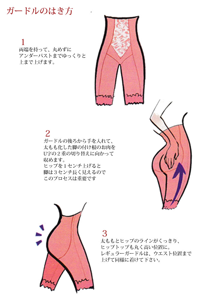補正下着の着け方